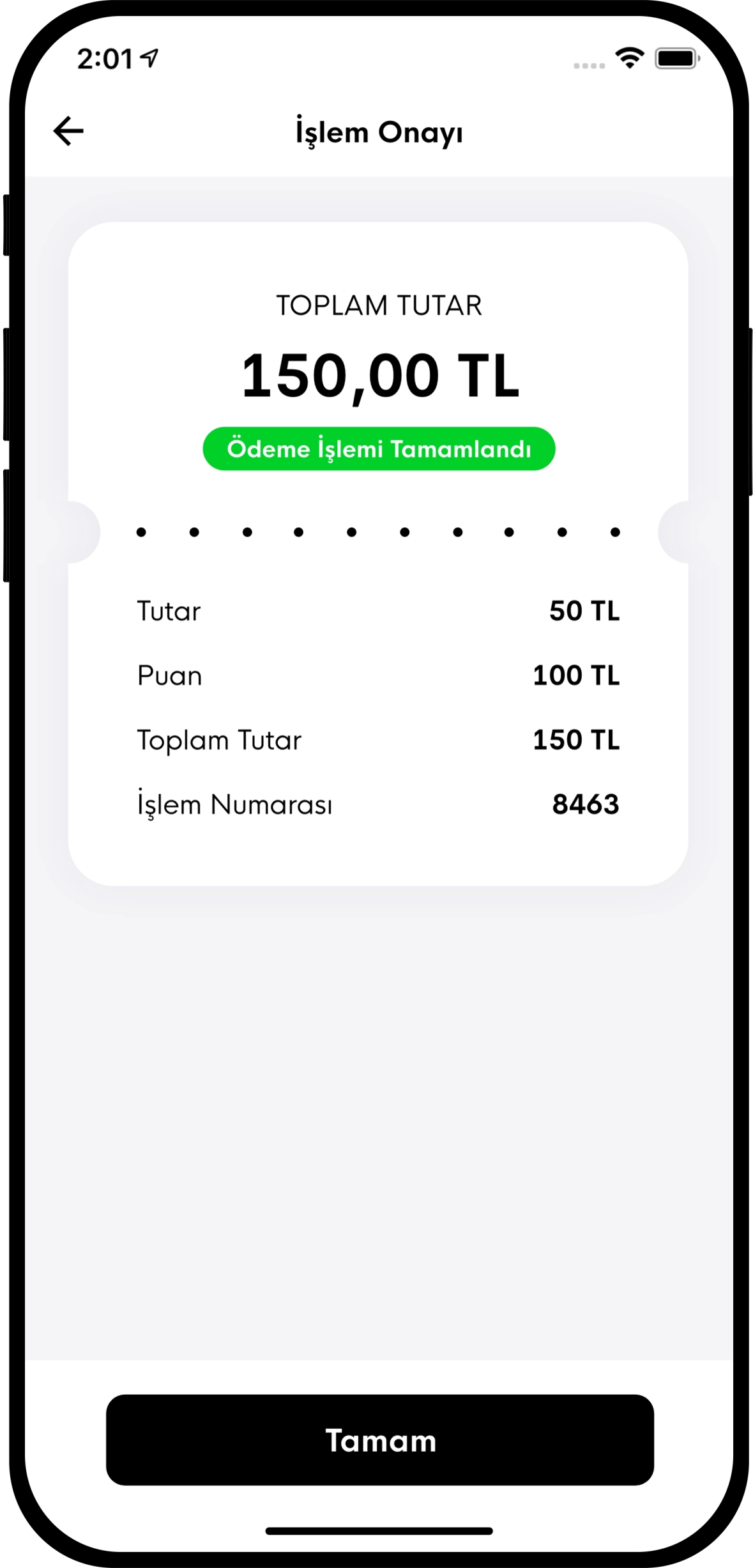 Müşteri onayını bekleyin